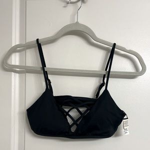 L*Space Small Black Bathing Suit Top